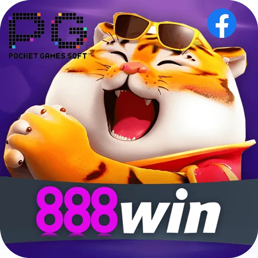 Imagem promovendo a página oficial da 888win no Facebook